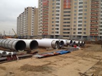 Изготовление второй 2-х ствольной дымовой трубы высотой 78 метров